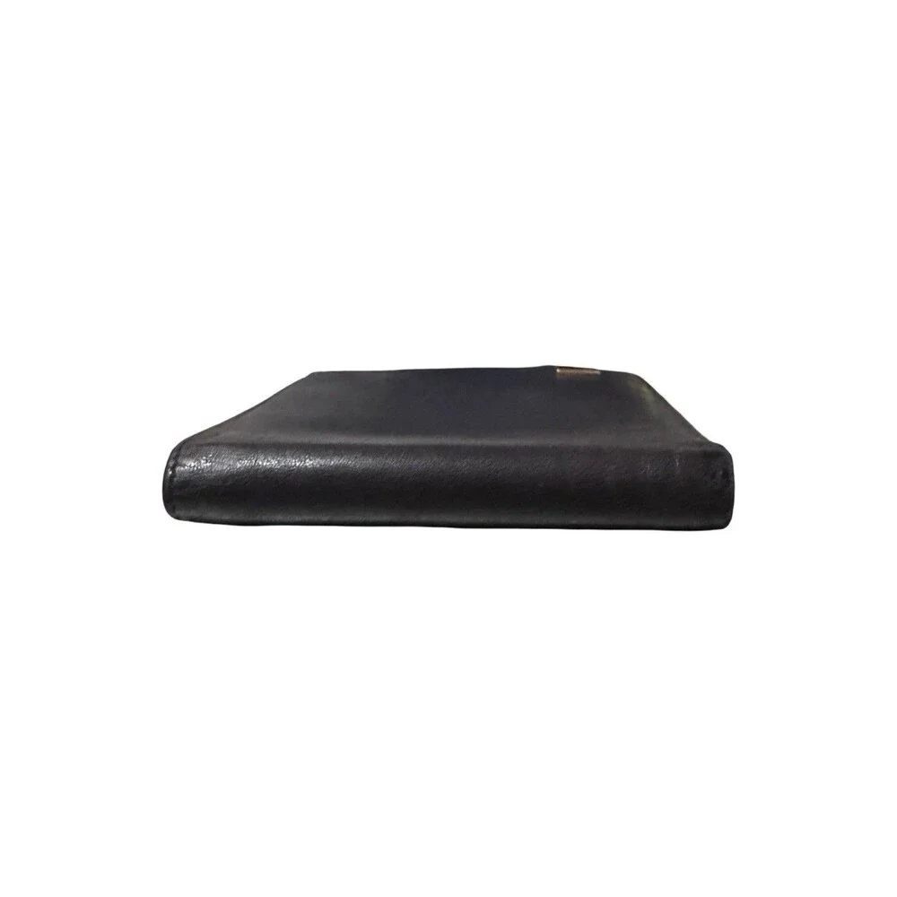Dunhill Black Leather Bifold Mens Wallet
